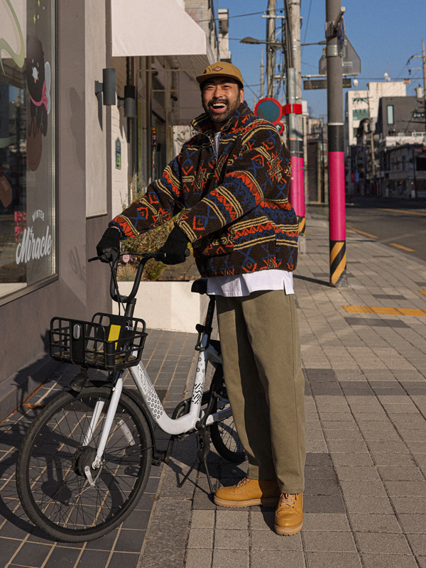 (XL-6XL)<BR>하타이 羊毛 风衣