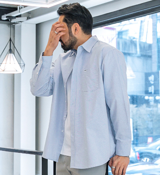 (L-5XL)<br>시티보이 牛津 衬衫<BR><B><FONT COLOR="#ff4800">[额外折扣]</FONT></B>