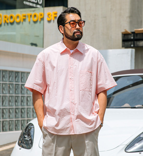 (XL-4XL)<br>푸벨 短袖衬衫