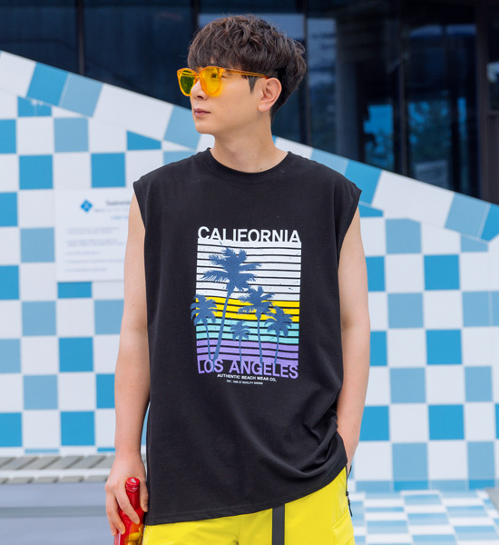 (XL-6XL)<br>프라토 캘리포니아 背心