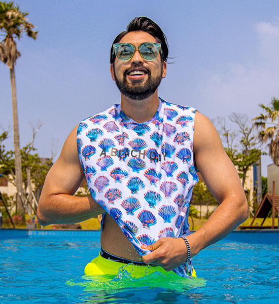 (L-5XL)<br>비치데이 鲁什卫士 背心