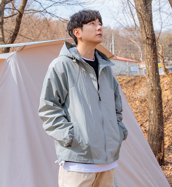 (L-4XL)<BR>페리넌 卫衣 防风衣(안감메쉬)