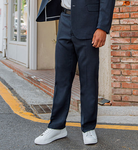 (L~5XL)<BR>브라이언 松紧带宽松裤