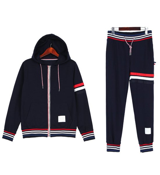(M-4XL)<BR>관심충만 3선후드집업+수습 3선 运动服裤子