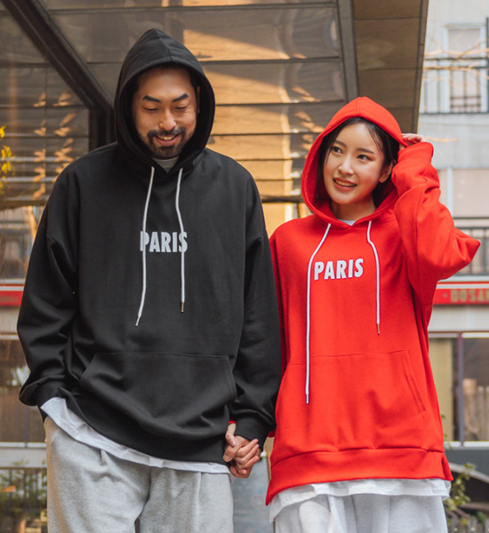 (XL-4XL)<br>엑바오 分层 带帽T恤