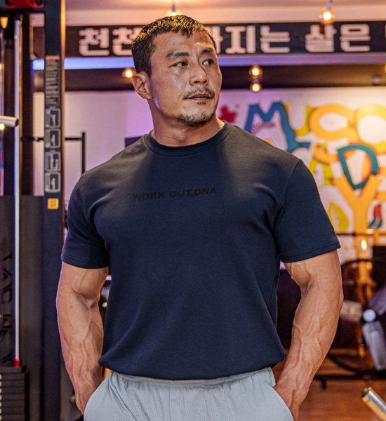 (L-6XL)<br>라나오 埃科隆 肌肉紧身的短袖连体衣<br><font color="#072c81"><B>[ W.DNA ]</B></font>