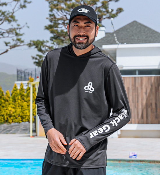 (L-5XL)<br>블랙기어 鲁什卫士 带帽T恤