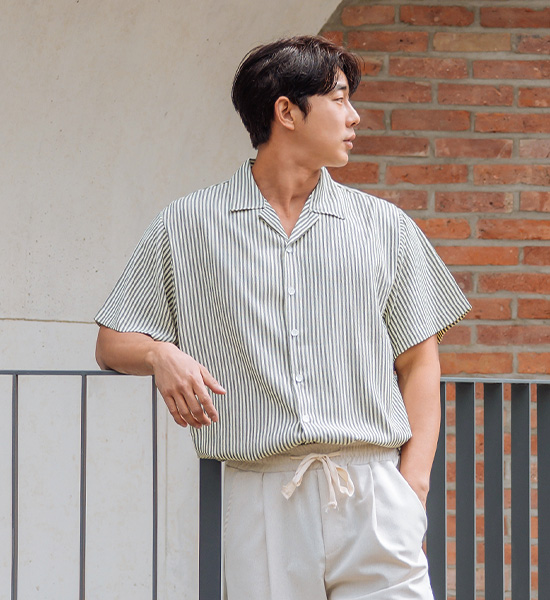 (XL-5XL)<br>타마루 短袖衬衫