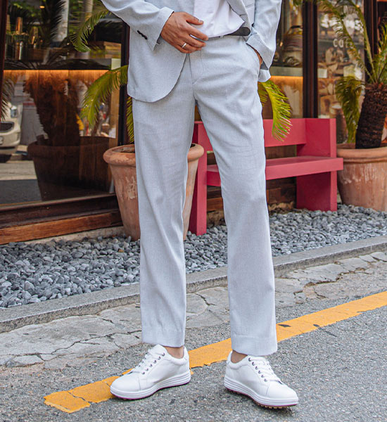 (M~6XL)<BR>배턴루지 宽松长裤