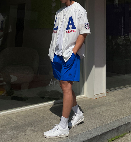 (L-6XL)<BR>보카도니 실리콘패치<br>쿨링 松紧带短裤<br><font color="#072c81"><B>[ W.DNA ]</B></font>