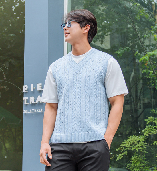 (L-5XL)<br>라핀타 针织马甲