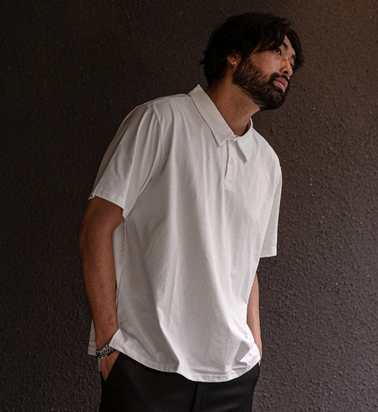 (M-6XL)<br>아키사그 短袖领衬衫 <br><font color="#098a09"><B>选择长度 (基础,长款+6cm)</B></font>
