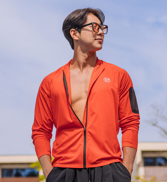 (L~5XL)<BR>니카시오 拉链卫衣<br><font color=