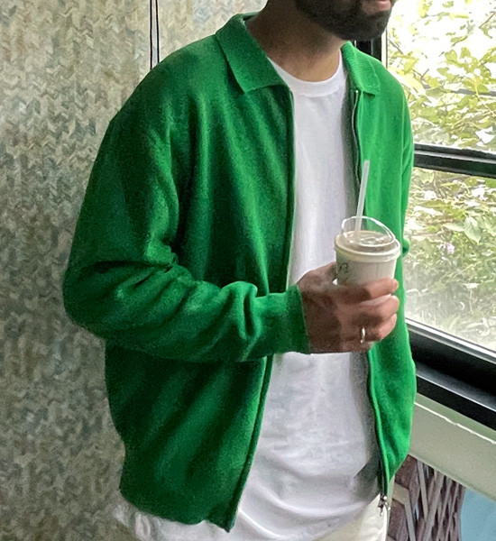 (XL-6XL)<BR>코앗 针织拉链