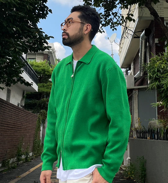 (XL-6XL)<BR>코앗 针织拉链