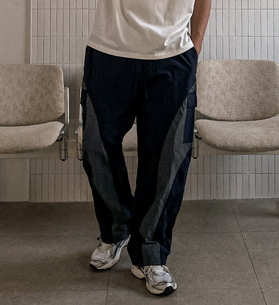 (XL-6XL)<BR>아바론 货物松紧带裤