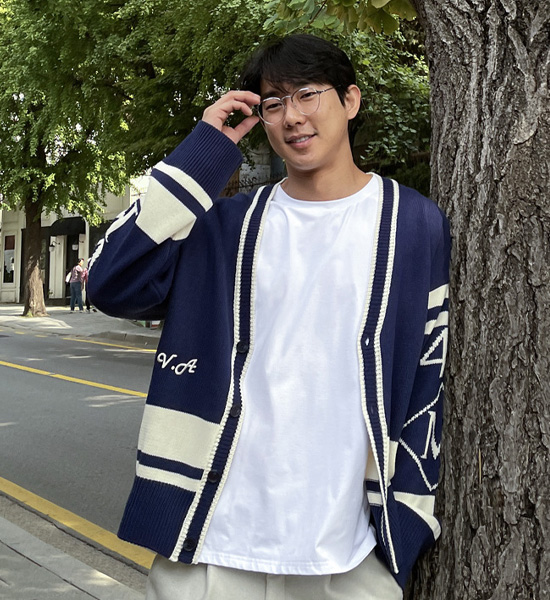 (L-5XL)<BR>소퍼튼 针织开衫