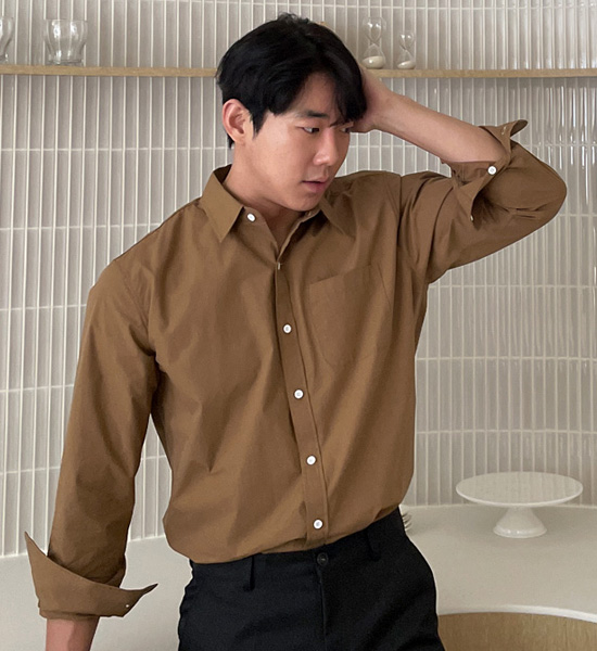 (L-6XL)<br>나브라 衬衫<BR><B><FONT COLOR="#ff4800">[额外折扣]</FONT></B>