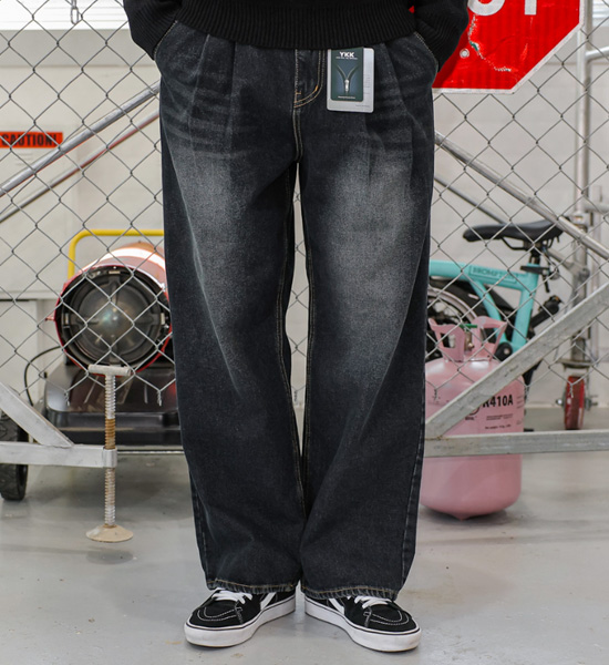 (XL-5XL)<BR>시피오 半宽配合 牛仔裤 9311