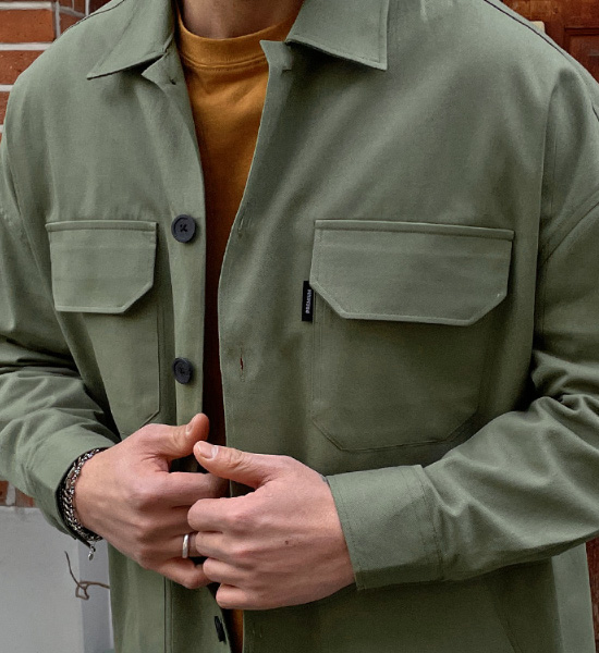 (XL-6XL)<BR>바노스로 트러커자켓