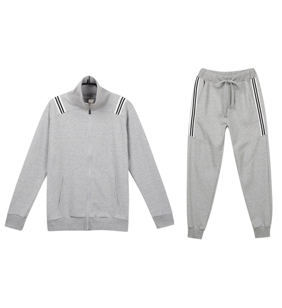 (M-4XL)<BR>반기다 拉链卫衣+웃자 2선포인트팬츠