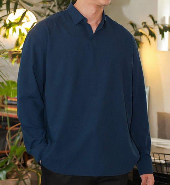 (L-5XL)<br>그라임스 衬衫