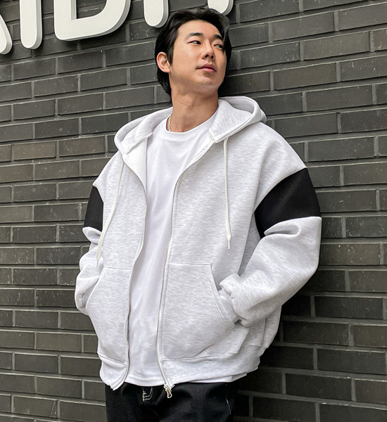 (XL-6XL)<BR>포유크 带帽拉链