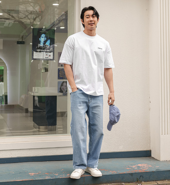 (L-5XL)<BR>하마르 短袖T恤