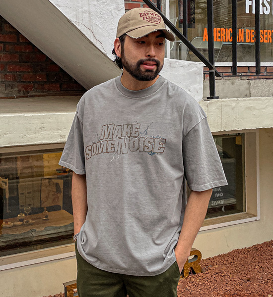 (L-5XL)<br>보비타 颜料 短袖T恤 F58
