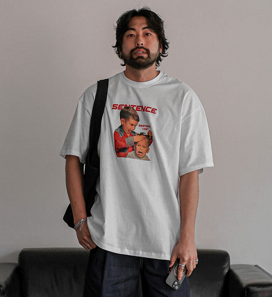 (L-5XL)<BR>스카파티 短袖T恤