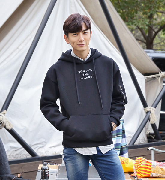 (M~5XL)<br>실감이 안나 带帽T恤 <br><font color="#098a09"><B>选择长度 (基础,长款+6cm)</B></font>