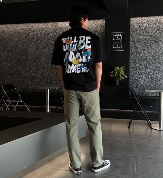 (L-5XL)<BR>쏘롤리 短袖T恤