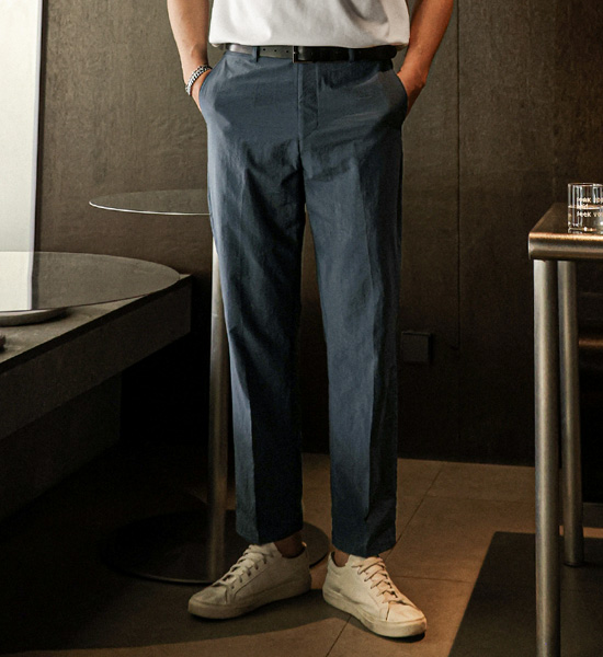 (L-5XL)<br>반디버 标准配合 侧边带 宽松长裤