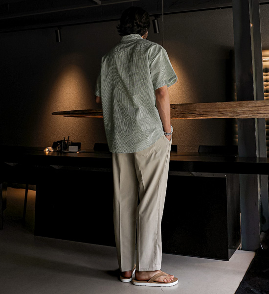 (L-5XL)<br>다드바 条纹 短袖衬衫
