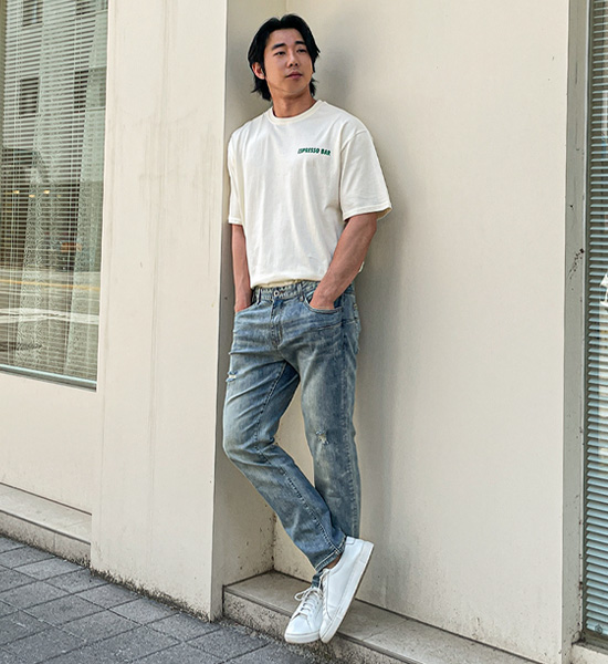 카담바 修身 牛仔裤 837