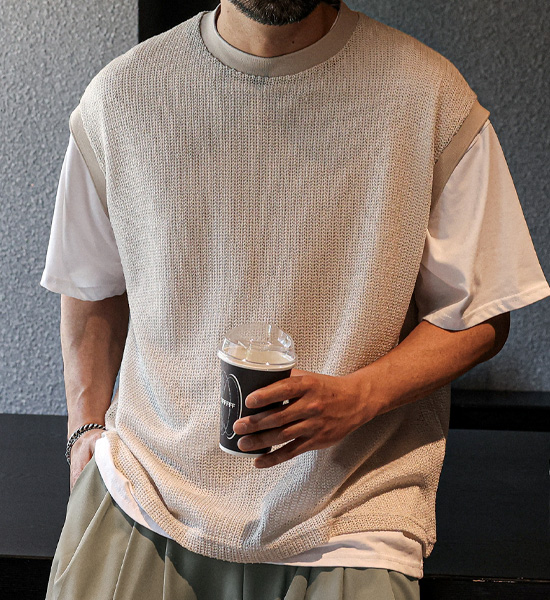 (XL-4XL)<BR>파차버 针织马甲