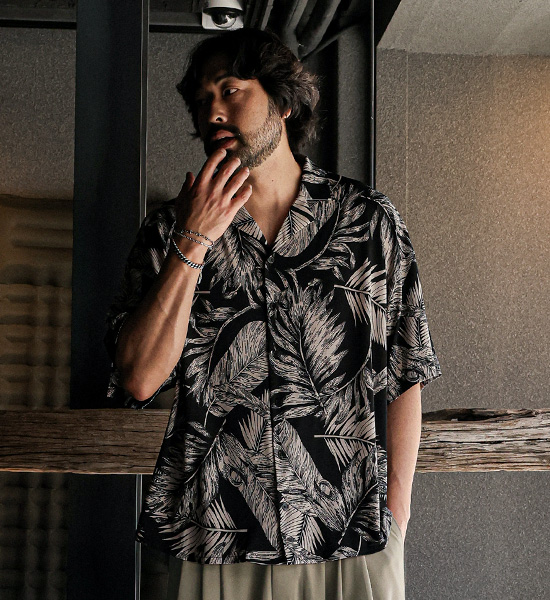 (XL-6XL)<BR>루하니 短袖衬衫