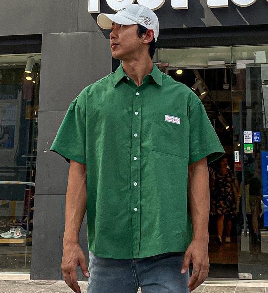 (XL-6XL)<BR>무하스 短袖衬衫