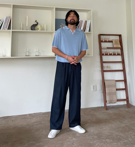 (XL-6XL)<BR>키쏘 亚麻绑带裤