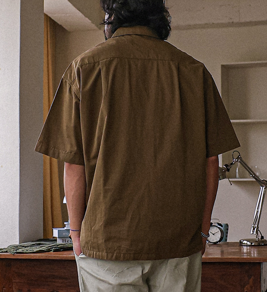 (L-5XL)<BR>타하시 短袖衬衫 1103