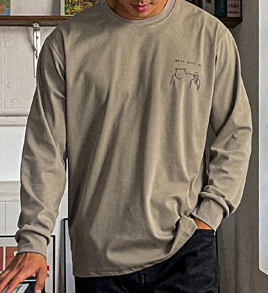 (XL-5XL)<br>푸라미야 长袖t恤