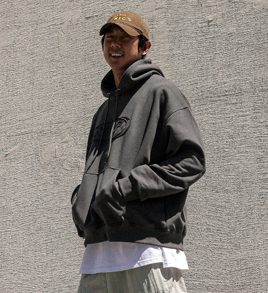 (XL-6XL)<BR>프엘 带帽T恤