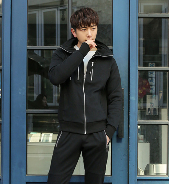 (M-4XL)<BR>자유투어 带帽拉链