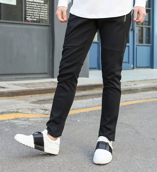 (M-4XL)<BR>에스토니아 지퍼세트팬츠 <br><font color="#098a09"><B>选择长度 (基础,长款+10cm)</B></font>