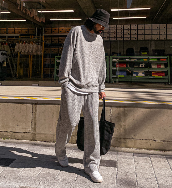 (XL-6XL)<BR>파타저 肋纹卫衣 T008+단다리 半宽配合 带肋束腰裤 P003
