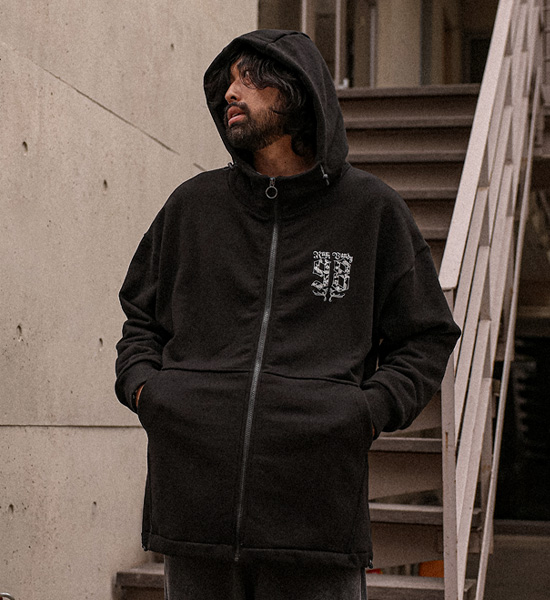 (XL-4XL)<BR>스키아투 带帽拉链 98