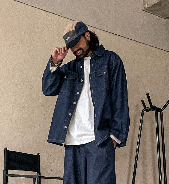(XL-5XL)<br>샤루디 牛仔衬衫&外套