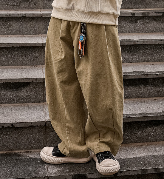 (L-5XL)<BR>말루드 广泛适用 气球绑带裤