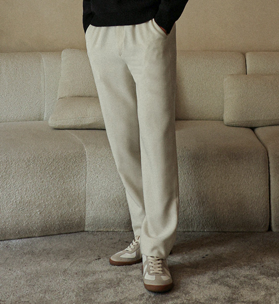 (S-2XL)<br>인베스트 松紧带宽松裤 <br><font color="#098a09"><B>选择长度 (基础,长款+10cm)</B></font>