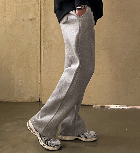 (M-6XL)<BR>스티수드 半宽配合 松紧带裤